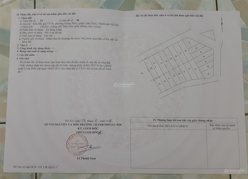 100m2 đất đấu giá giang biên (5x20) vị trí kim cương mặt đường lớn kinh doanh đỉnh  0902 132 ***