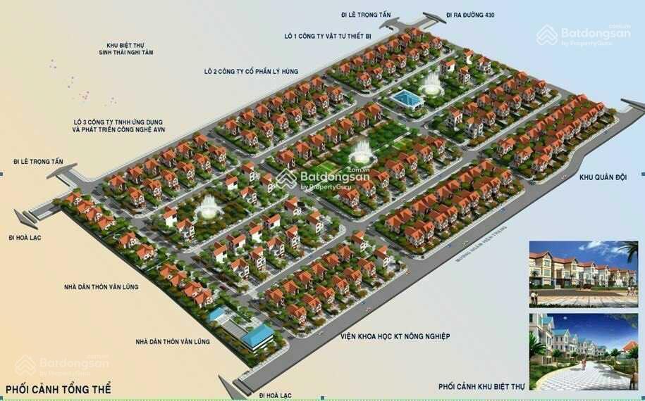 Bán nhanh biệt thự hoa phượng, an khánh, dt 325m2, view công viên, giá chỉ 110tr/m2