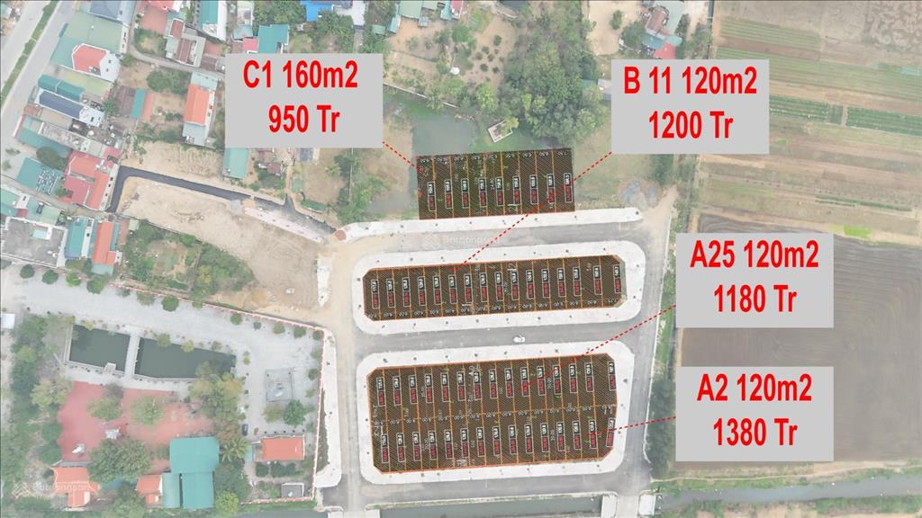 Bán lô đất đấu giá mb 75 hải tiến, cách biển 700m, hướng đông 120m2 giá 1180 triệu