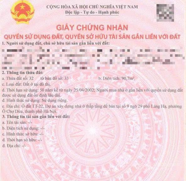 Chính chủ bấn suất ngoại giao liền kề 29 láng hạ sau đại xứ quán mỹ.