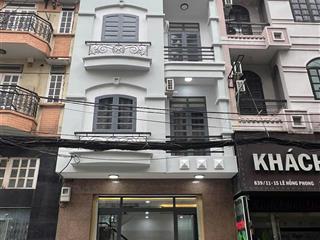 Bán nhà mt 839 lê hồng phong quận 10 dt5.25x10m 1 trệt,3 lầu sân thượng mới giá chỉ 18 tỷ