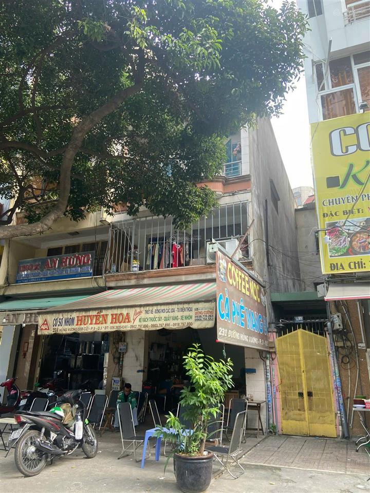 Cho thuê nhà 231 hùng vương, quận 5. dt 4.1x16m 1 trệt 1 lầu vỉa hè 8m có hẻm sau 8m giá 28tr/th