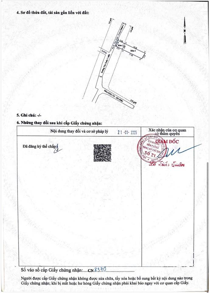 Nhỉnh 4ty đất shr 5x25 hẻm 5m tân xuân 7 gần thị trấn hóc môn xây tự do, khu dân cư đông đúc