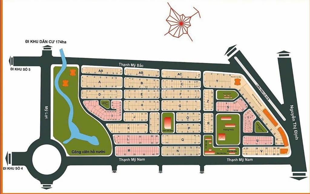 Bán đất khu dân cư số 1, dt(6x17,5=105m2) giá 12.5 tỷ, đường phạm công chứ  thạnh mỹ lợi  quận 2