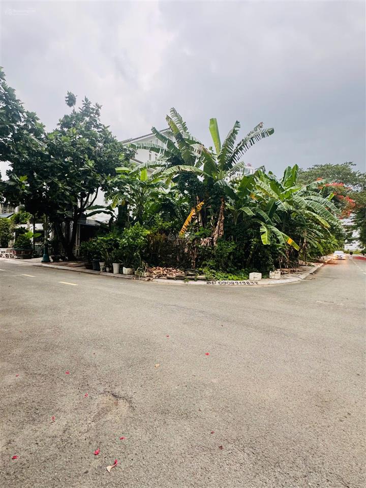 Bán lô đất góc 2 mặt tiền villa thủ thiêm, thạnh mỹ lợi, vị trí đẹp, giá tốt