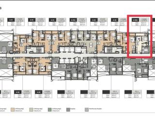 Bán căn hộ 1pn thuộc dự án lumiere midtown, view sông, giá lỗ 300tr so với giá đợt 1