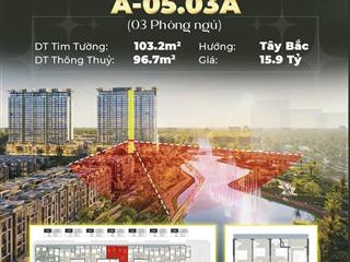 Bán căn hộ sân vườn 3pn lumiere midtown view sông và nhạc nước
