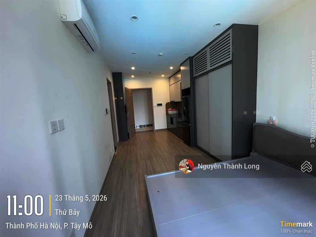 Bán gấp căn hộ studio gs1 vinhomes smart city 25.5m² view nội khu full nội thất cao cấp