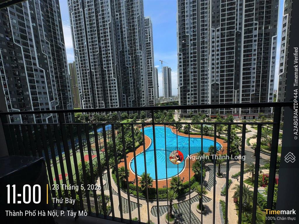 Bán gấp căn hộ studio gs1 vinhomes smart city 25.5m² view nội khu full nội thất cao cấp