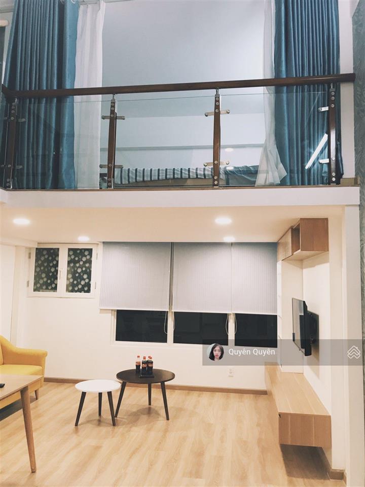 Căn hộ có gác 14 triệu, có nội thất để ở/làm vp  charmington quận 10, đủ tiện ích hồ bơi gym