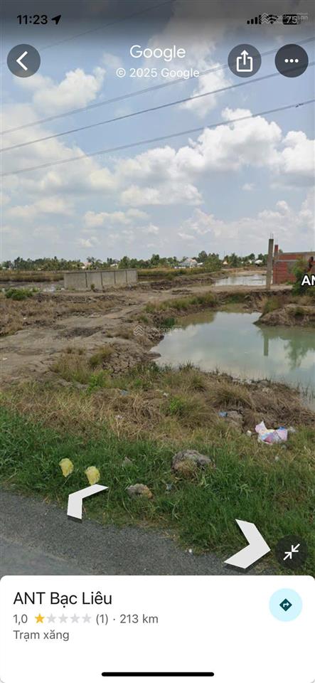 Bán đất tại quản lộ phụng hiệp, phong thạnh tây a, phước long, bạc liêu, 6,5 tỷ, 4000 m2