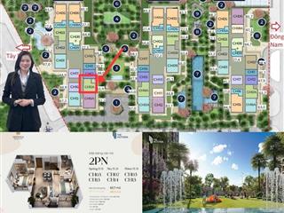 Bán căn 2n2vs 63m2 v3, phân khu 2 hầm đỗ xe, gần khu vực mỹ đình