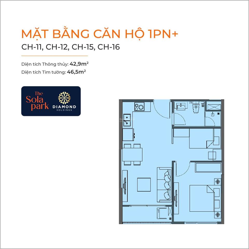 Chính chủ cần tiền bán gấp căn 1n+1 sola park, gần khu vực mỹ đình. giá bán 2ty880 bao phí