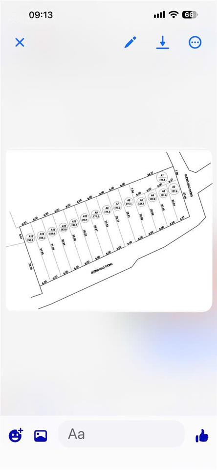 Chính chủ ra nhanh lô đất thổ cư phân lô nam trạch, giá chỉ 12 triệu/m2
