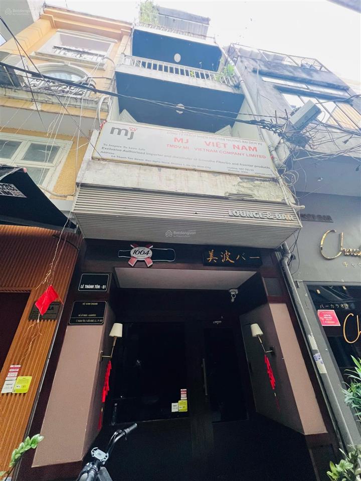 Lê thánh tôn  quận 1  phố nhật nổi tiếng  4 tầng  dòng tiền đều đặn 40tr/tháng (15,5 tỷ)