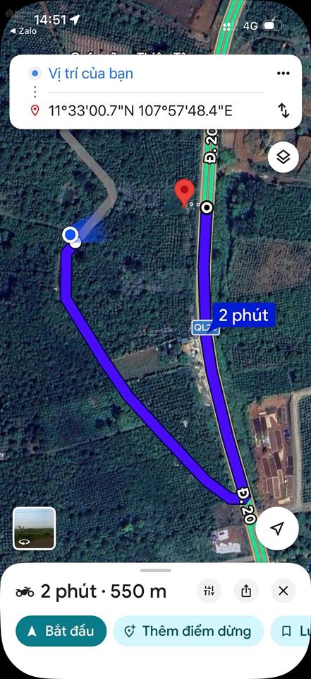 Bán đất tại quốc lộ 20, hòa ninh, 9,5 tỷ vnd, 15969m2, hàng hiếm