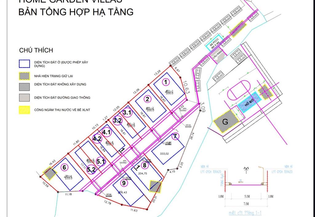 Bán đất phân lô, biệt thự 100m2, 200m2, 400m2, 700m2 trong khuôn viên khép kíp đầy đủ tiện ích.