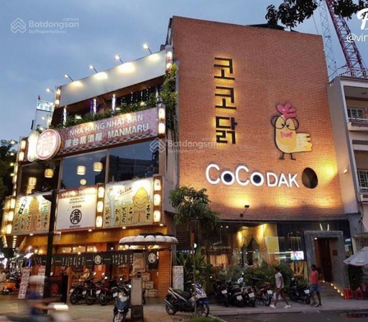 Nổi bật vị trí siêu đẹp  đường tôn thất tùng, quận 1. dt 12x23m. trệt lầu. dtsd 552m2