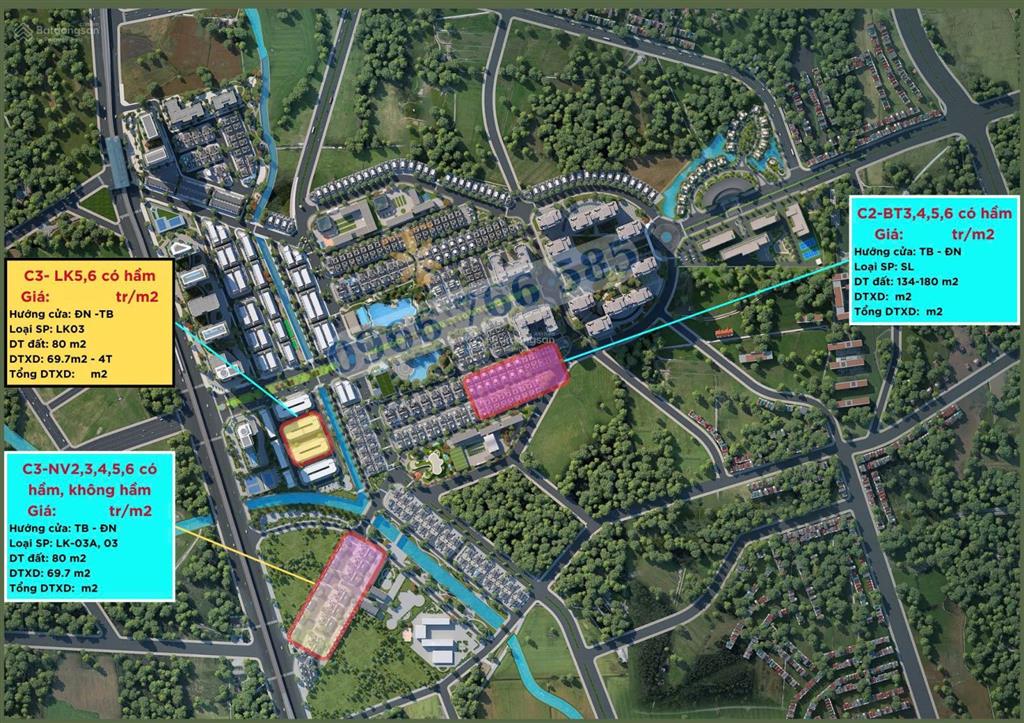 Mở bán bán biệt thự an lạc green symphony, hoài đức, hà nội, 200m2