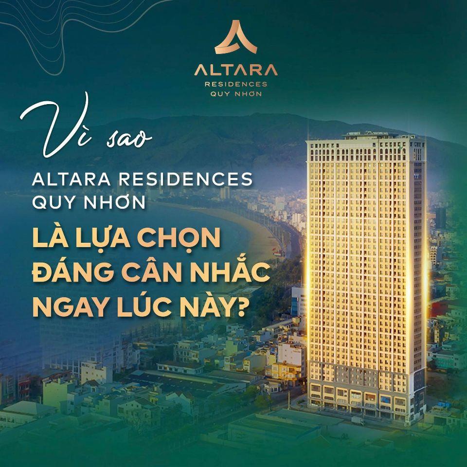 Altara Residence Quy Nhơn - Mở bán quỹ căn tầng cao giá rẻ view biển, đã có sổ ,tỷ lệ cho thuê 80%