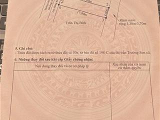 Bán lô đất 68mv chính chủ tại trung tâm thị trấn trường sơn an lão ( xã an lão ) hải phòng