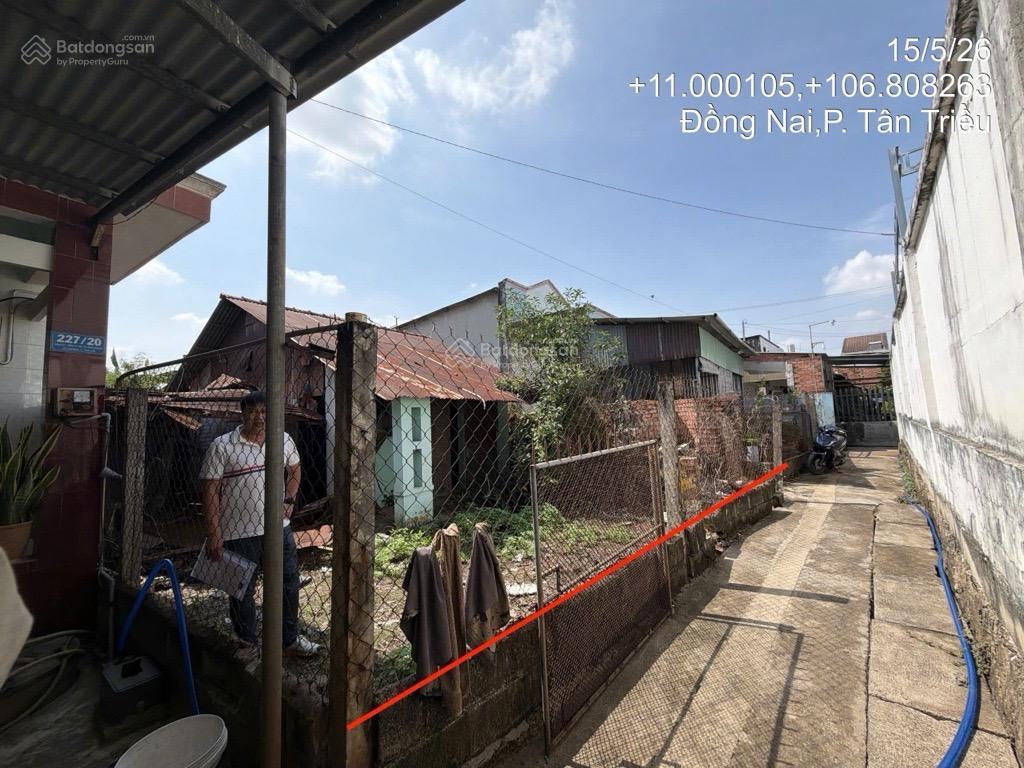 Ngân hàng thanh lý bđs (có nhà cấp 4) tại hẻm 227 đường tỉnh 768 phường tân triều, đồng nai