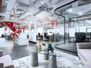 550m2 cắt nhỏ từ 100m2 giá 240k/m2/th setup sẵn nội thất như hình tại vinaconex tower láng hạ