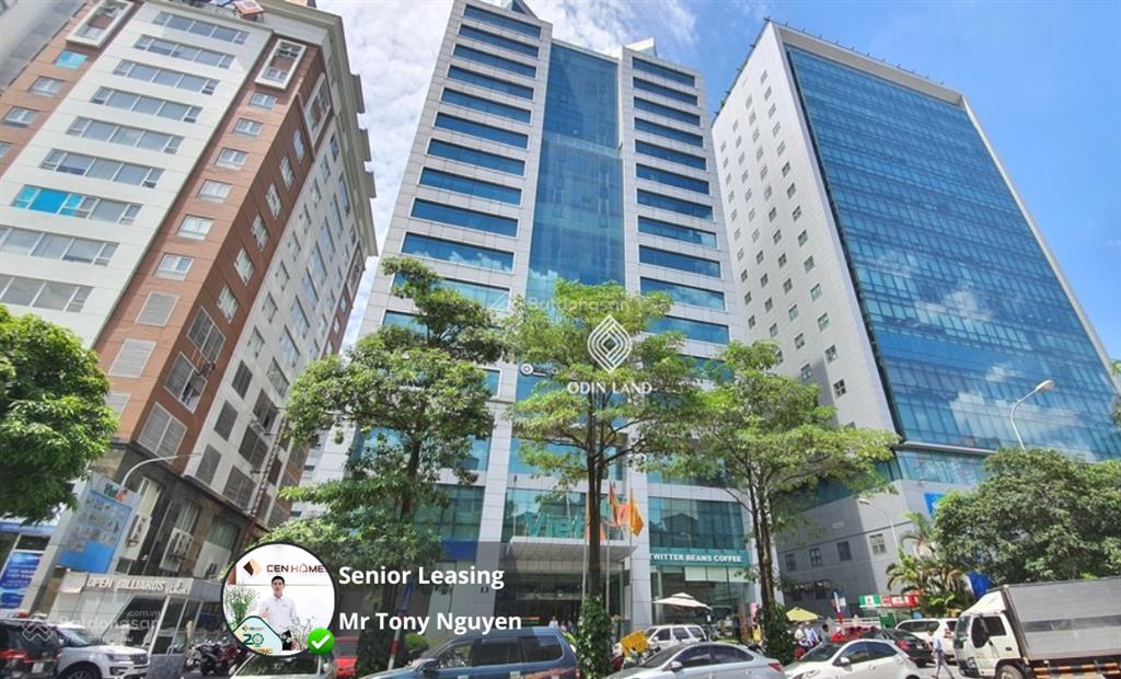 500m2 cắt lẻ từ 80m2 cho thuê giá 280k/m2/th đã setup nội thất tại việt á tower duy tân