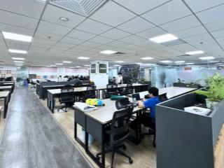 500m2 cắt lẻ từ 80m2 cho thuê giá 280k/m2/th đã setup nội thất tại việt á tower duy tân