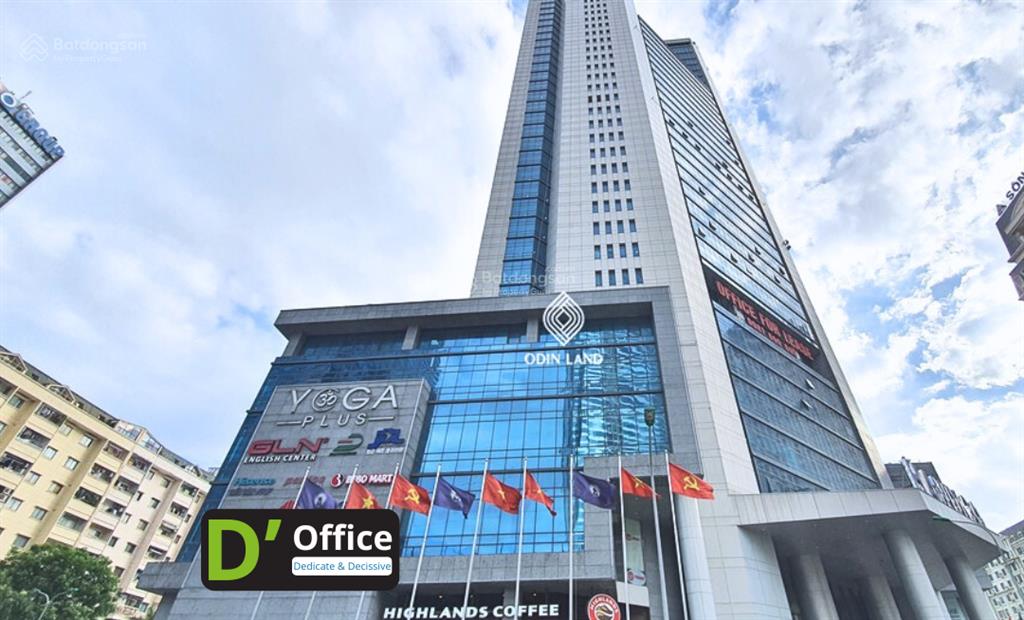 Handico phạm hùng 350m2 có cắt từ 100m2 giá 300k/m2/th sẵn nội thất cao cấp