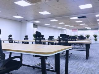 550m2 cắt lẻ cho thuê giá 220 nghìn/m2/th đã setup nội thất tại geleximco đường giải phóng