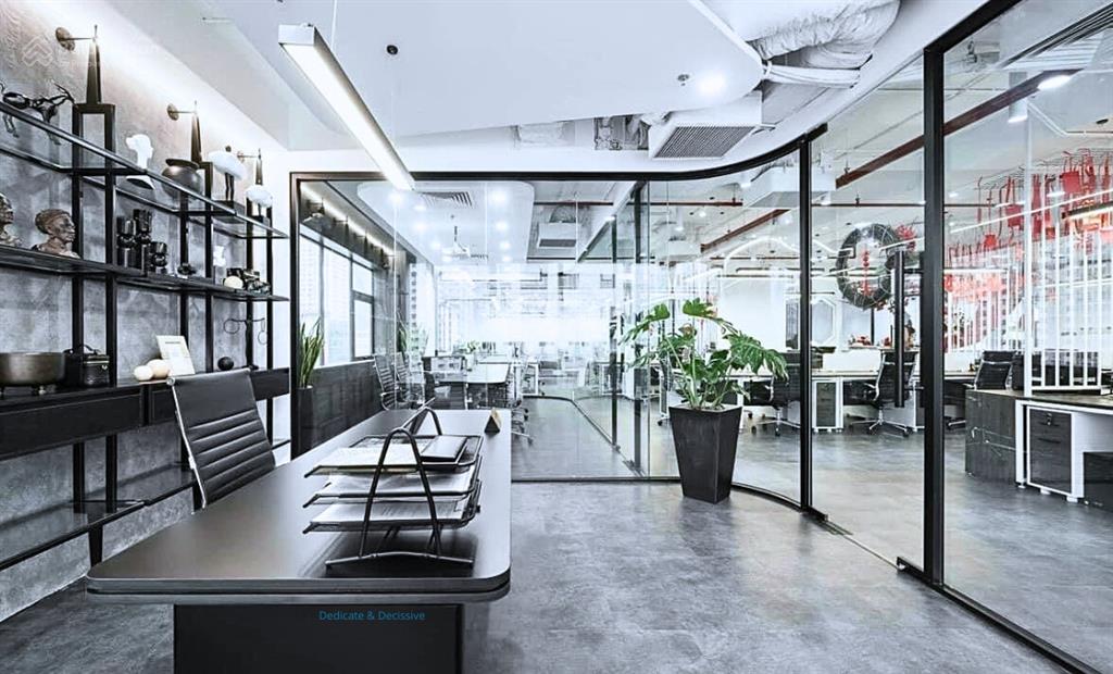 550m2 cắt nhỏ từ 100m giá 350k/m2/th, setup sẵn nội thất như hình tại ford thăng long láng hạ