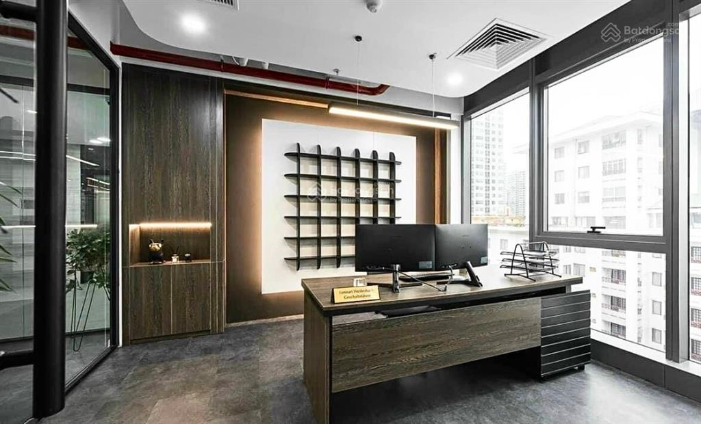 550m2 cắt nhỏ từ 100m giá 350k/m2/th, setup sẵn nội thất như hình tại ford thăng long láng hạ