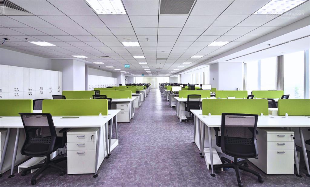 550m² cắt nhỏ từ 100m² giá 300k/m2/th, sẵn nội thất handico tower phạm hùng