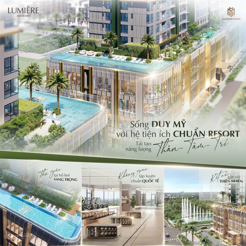 Bán căn 4pn, diện tích 141m2, giá từ 21 tỷ, tại lumiere midtown, the global city