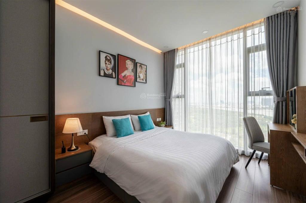 Cho thuê căn 1pn giá 21,5 triệu, 55m², tầng cao, view sông tại sunwah pearl