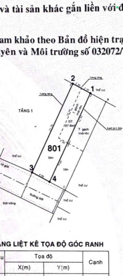 Bán lô đất đẹp dương thị mười tân thới hiệp quận 12 giá rẻ 9.2 tỷ