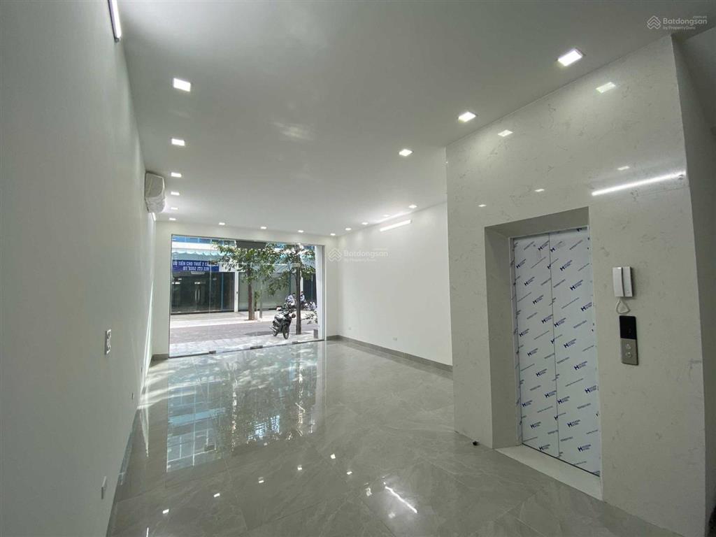 Cho thuê nhà phố trần kim xuyến  trung kính  cầu giấy, 80m2, 6 tầng, mt 6m, thang máy giá 55tr/th