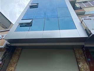 Cho thuê nhà phố hoàng quốc việt dt 80m2x5t, mt 5m,đồ cơ bản,thông sàn ,thang máy, đỗ xe thoải mái