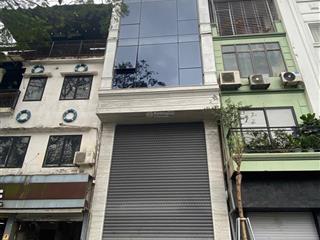 Tòa nhà mặt phố cầu giấy 70m2x7t mt5m thông sàn các tầng mới đẹp đủ thang máy pccc vỉa hè rộng 55tr