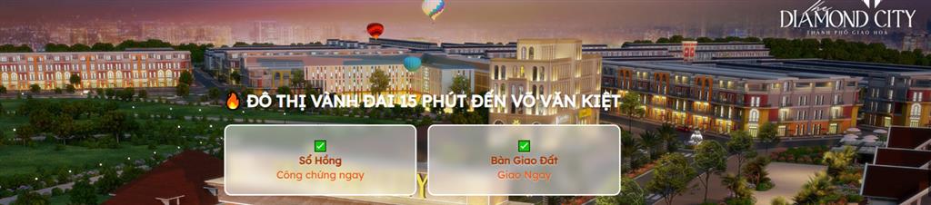 Đất nền dự án diamond city của tập đoàn thắng lợi