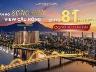 Chỉ 4 tỷ sở hữu ngay căn hộ 6* mặt sông hàn ở đà nẵng, cho thuê mỗi tháng không dưới 25 triệu