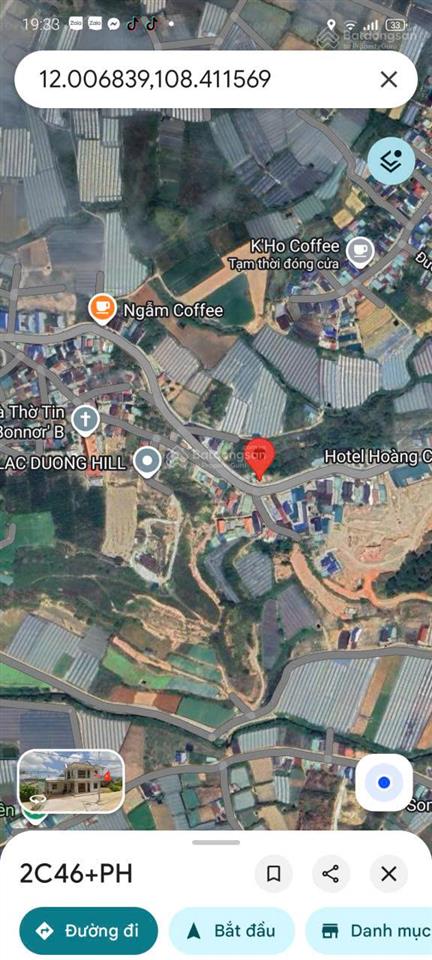 Bán đất mặt tiền đường 19/5  trung tâm thị trấn lạc dương  vị trí đẹp kinh doanh đa ngành