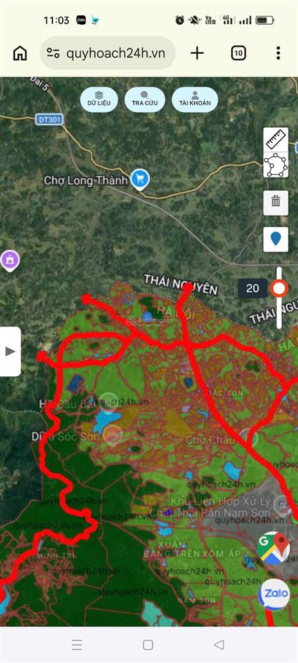 Bán 1600m2 đất sóc sơn hà nội rẻ như đất tỉnh hơn 4tr/m2