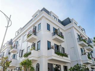 Biệt thự song lập 170m2 sẵn sổ, xây thô 3 tầng 1 tum hoàn thiện mặt ngoài + cảnh quan sân vườn