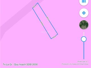 5x25(126m2) full thổ, hẻm hoàng diệu, trung tâm lagi, giá chỉ 700 triệu cực rẻ