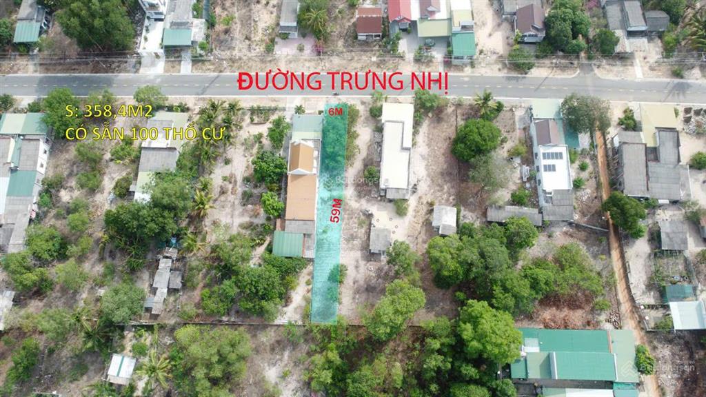 6x59 (358.4m2) 100m2 thổ trưng nhị tân an giá tốt trung tâm