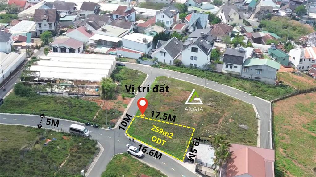 Đất biệt thự đường vạn hạnh  259m2 ngang 16.6m  giá chỉ 13 tỷ  50tr/m2