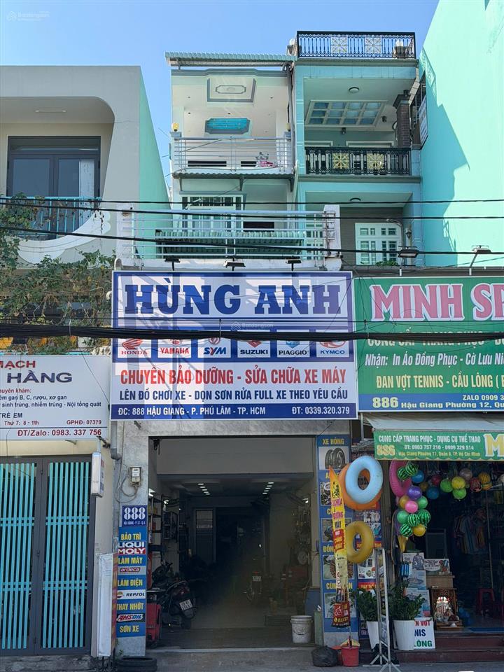 Cần bán nhà mặt tiền đường hậu giang diện tích 93,1m2, diện tích sàn 297,3m2