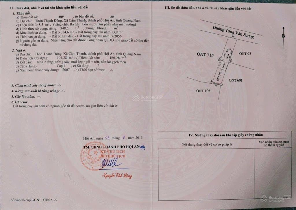 Siêu phẩm hội an đất rộng gần phố cổ giá chỉ 16 tỷ